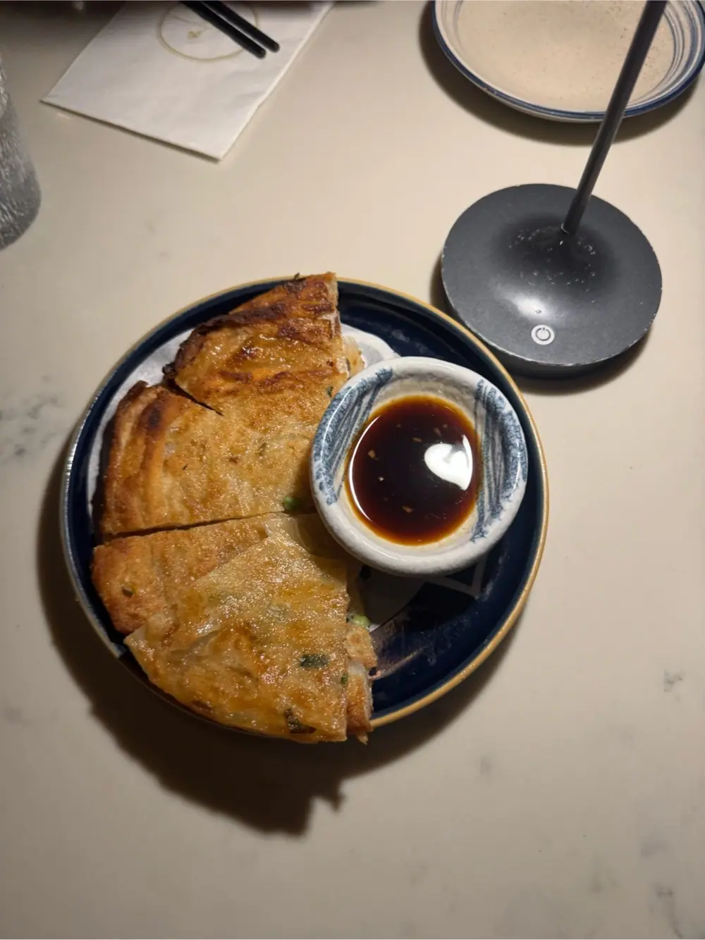 Scallion pancakes at Antidote