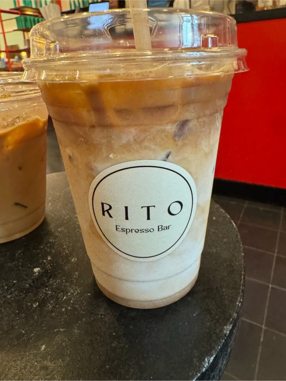 latte at Rito Espresso Bar