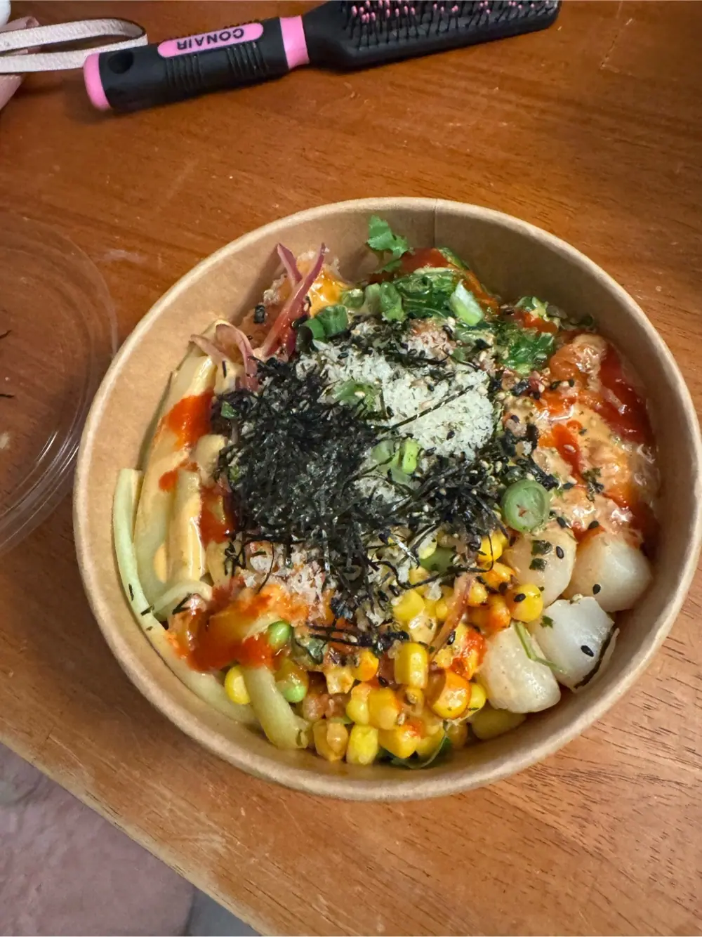 Poke bowl at Poke fish sushi