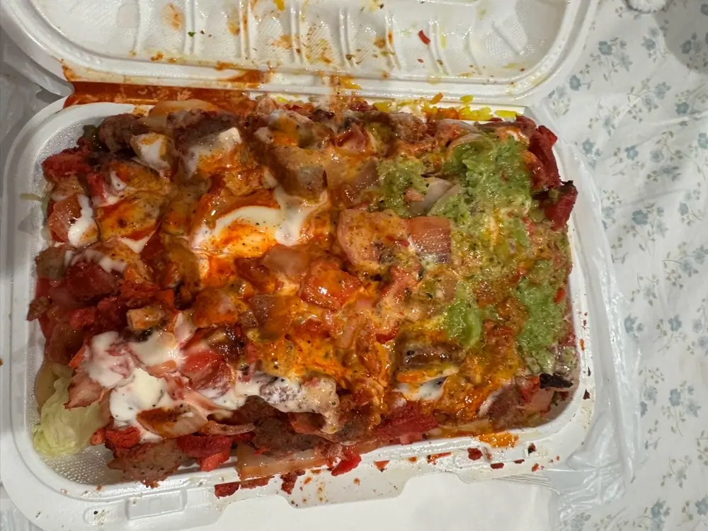 combo over rice at HalalFood