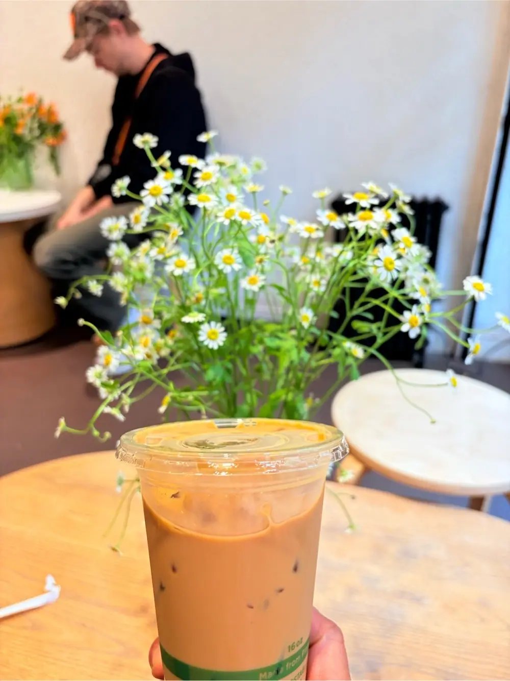 Vietnamese iced coffee at Lê Phin