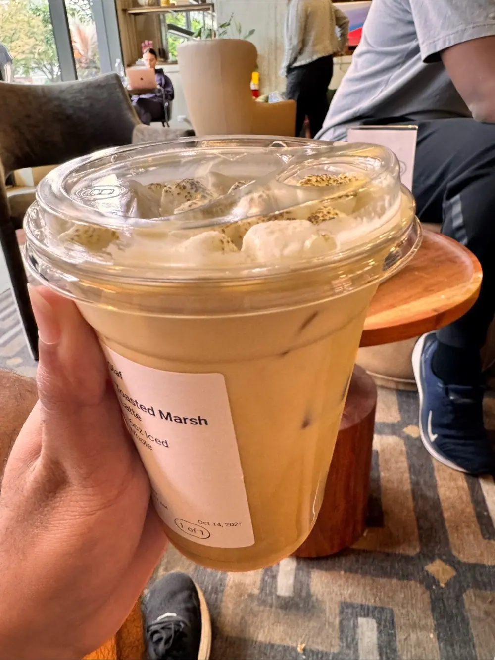 Toasted marshmallow latte at Layla & Ringo's