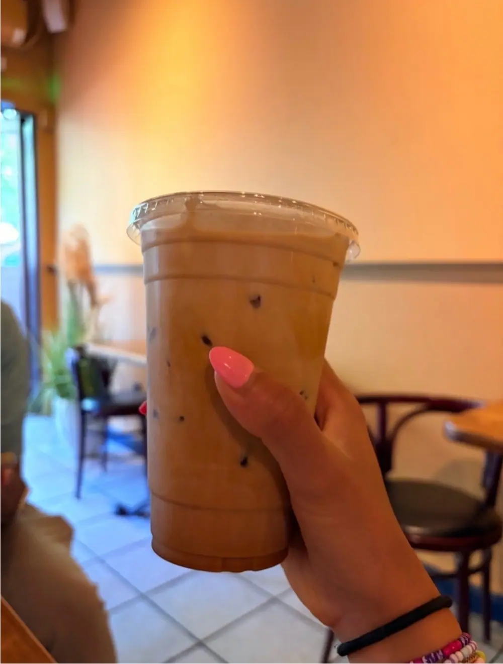 Iced latte at CaffettoNYC