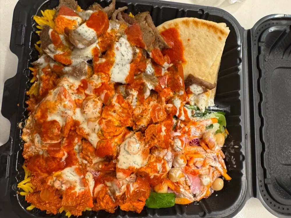 combo platter at Empire Halal