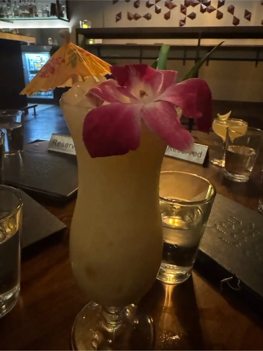 Pina colada at Nightcap