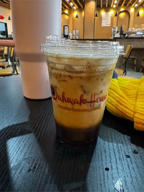 brown sugar latte at Qahwah House