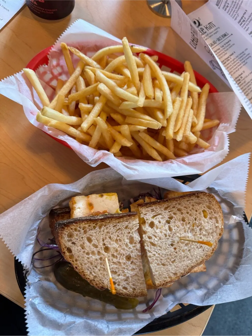 Paneer sandwich at Little Kim