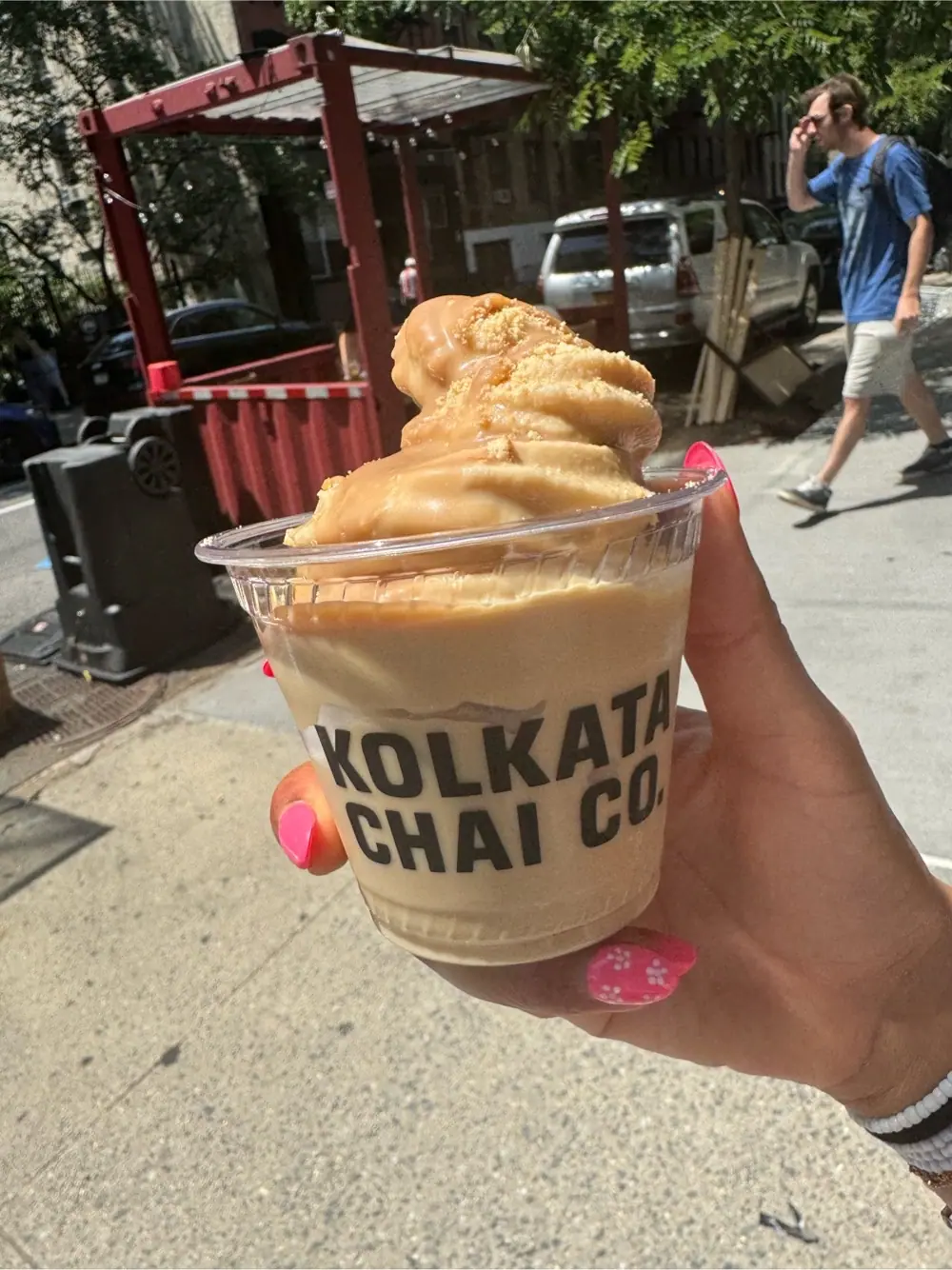 Chai soft serve at Kolkata Chai Co - East Village