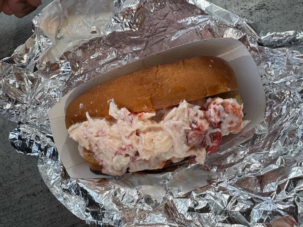 Lobster roll at James Hook & Co