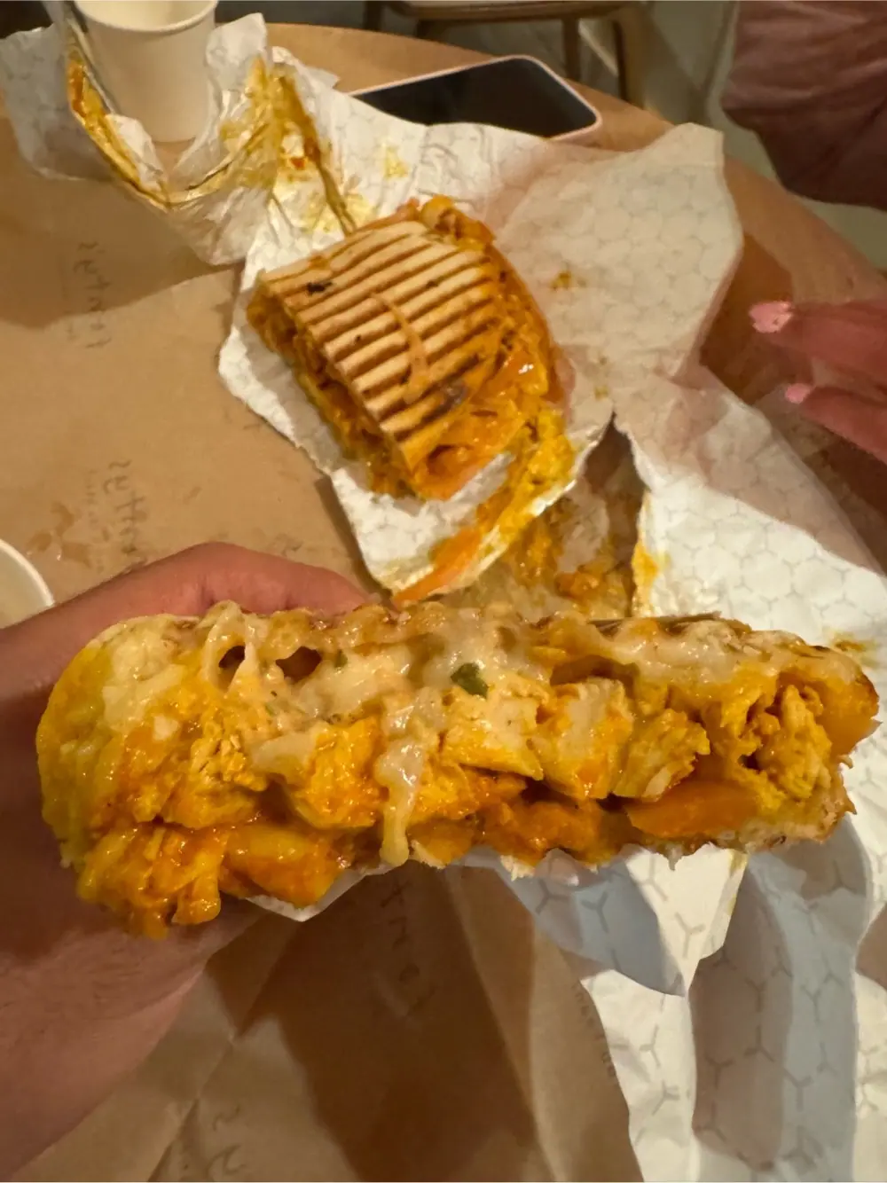 Chicken tikka naanini at Fonty’s Deli + Dukaan