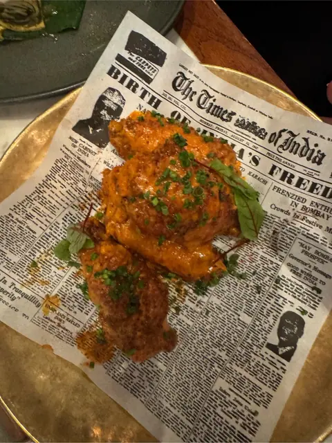 chicken tikka wings at GupShup