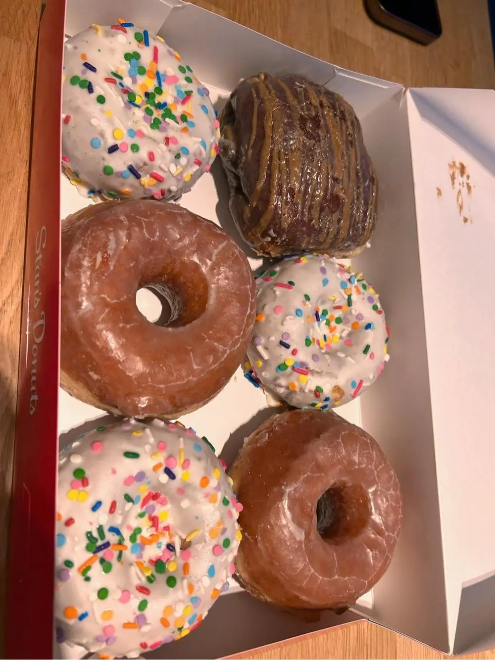 Birthday cake at Stan's Donuts & Coffee