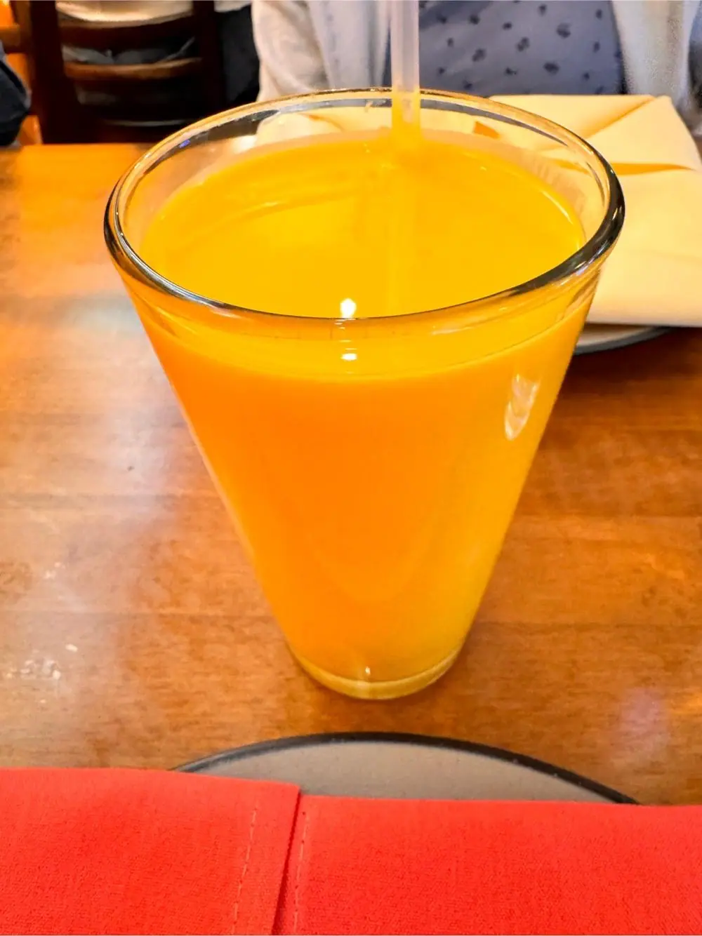 Mango lassi at Everest Sherpa Restaurant