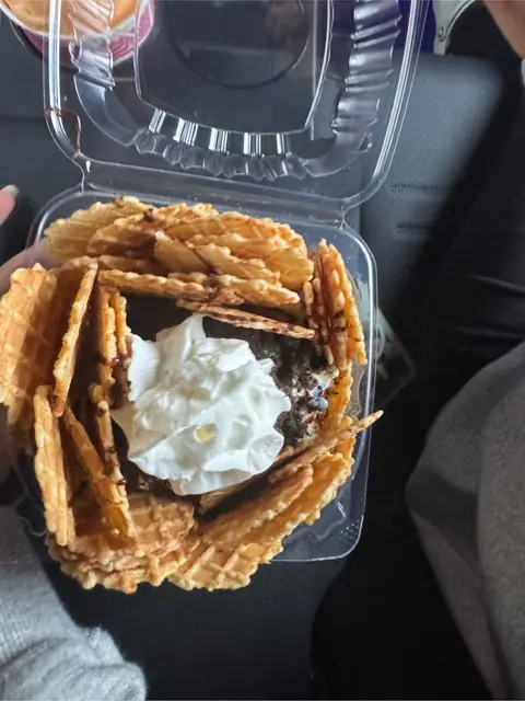 nachos at Candy Coated Creamery