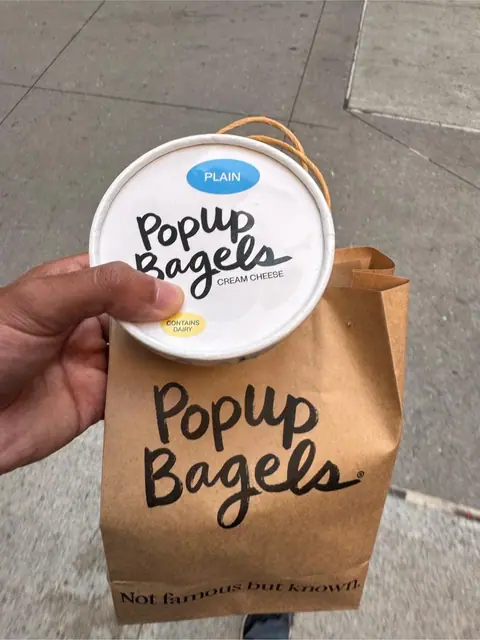 bagel at Popup Bagels