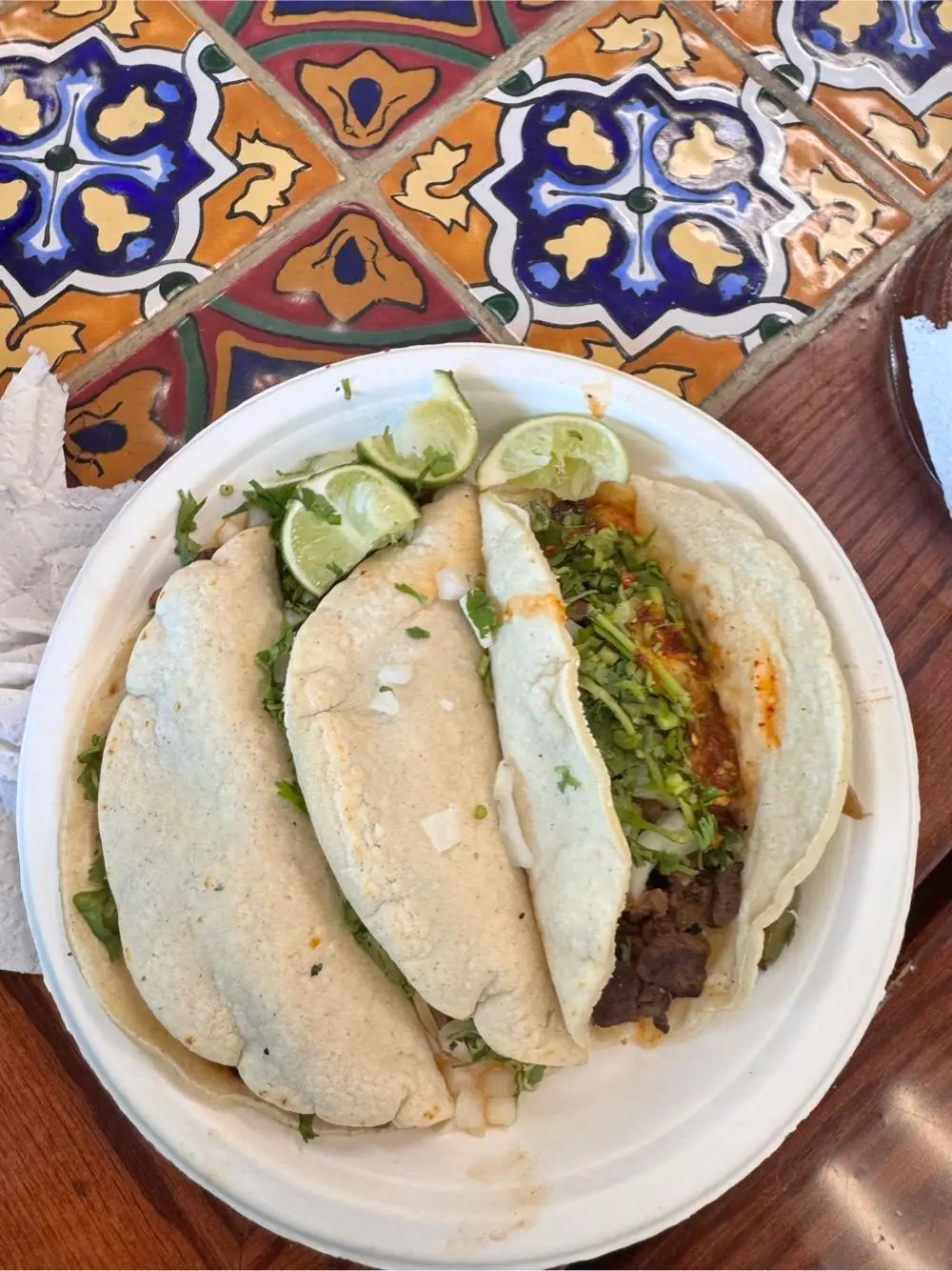 tacos at La Superior Taquería