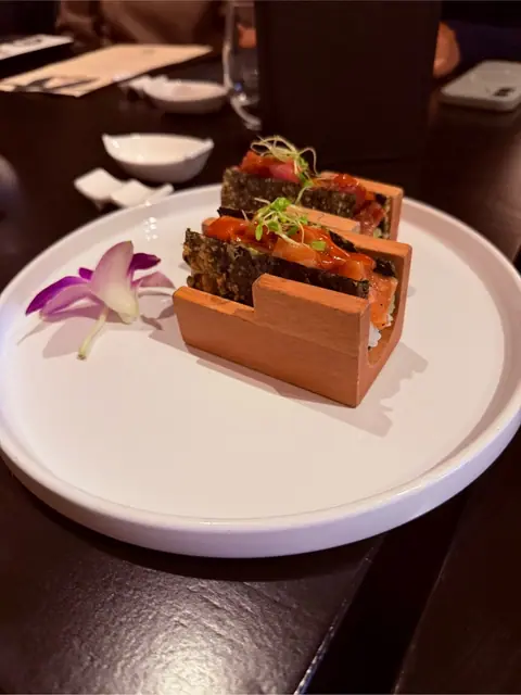 Sushi taco at Tabe
