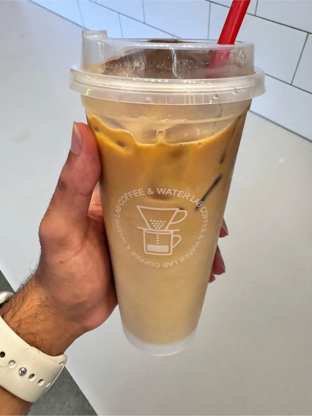 Madagascar latte at Coffee & Water Lab