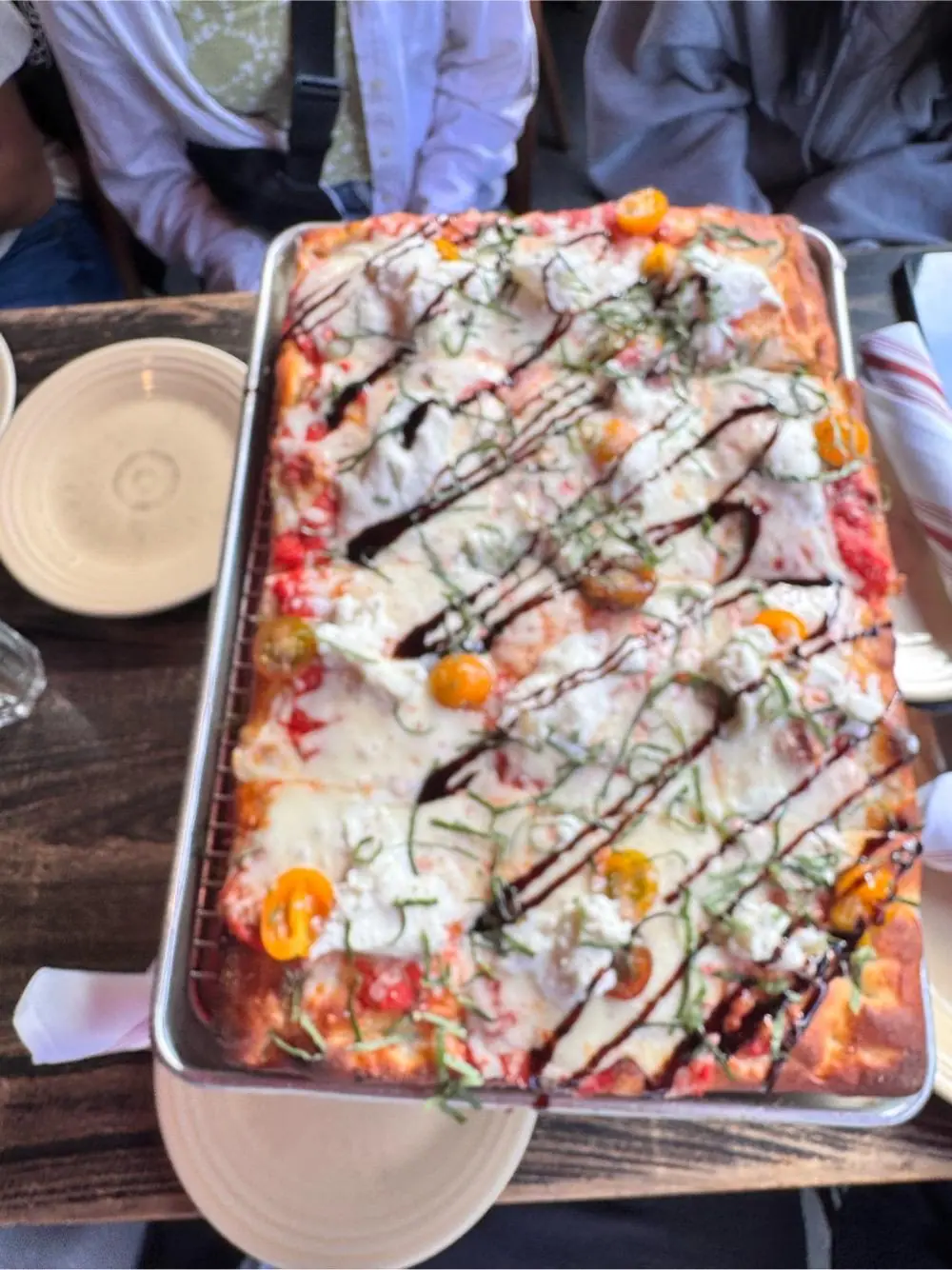 Margherita pizza at Tony's Pizza Napoletana