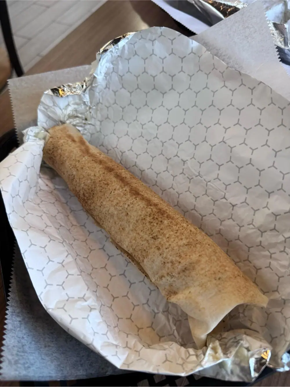 Chicken shawarma at Baba Dari Mediterranean Grill
