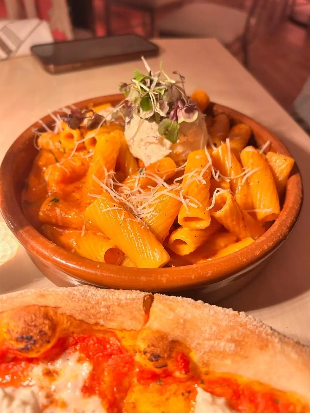 Rigatoni alla vodka at Piattini