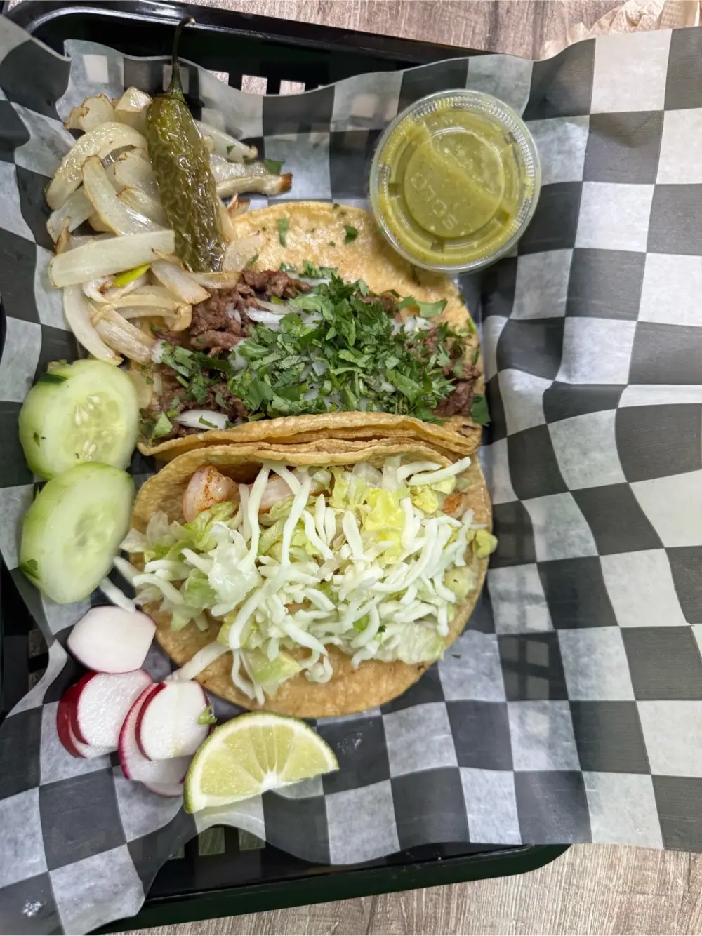 tacos at la piña loca