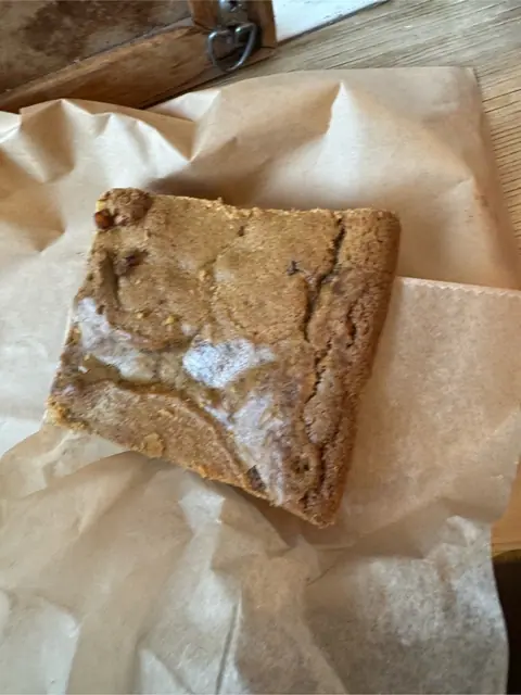 Brown butter blondie at Red Gate Bakery