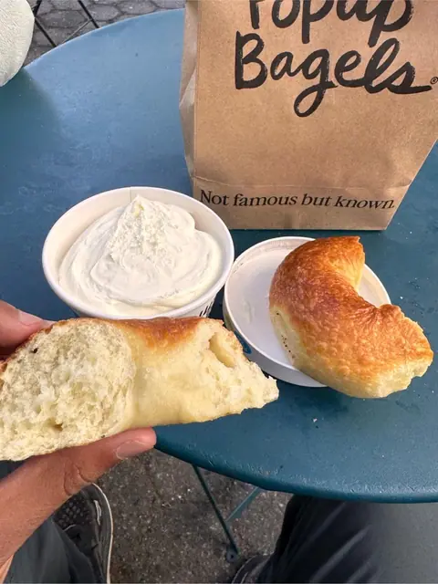 bagel at Popup Bagels
