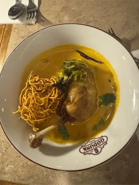 Duck khao soi at Godunk Thai Street Food