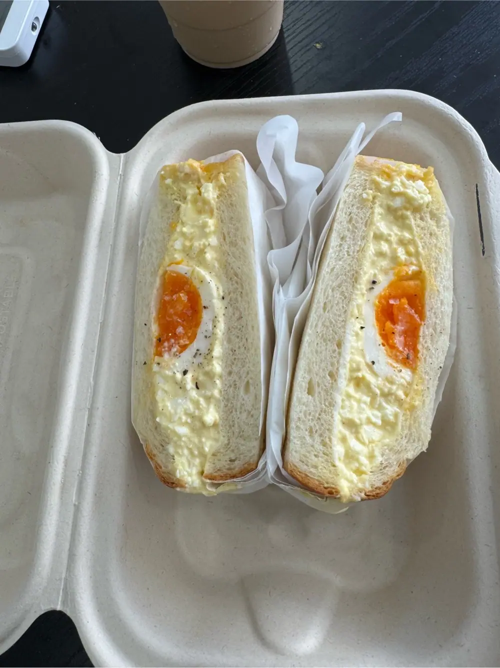 Japanese egg salad sandwich at Milk Belly Bakery