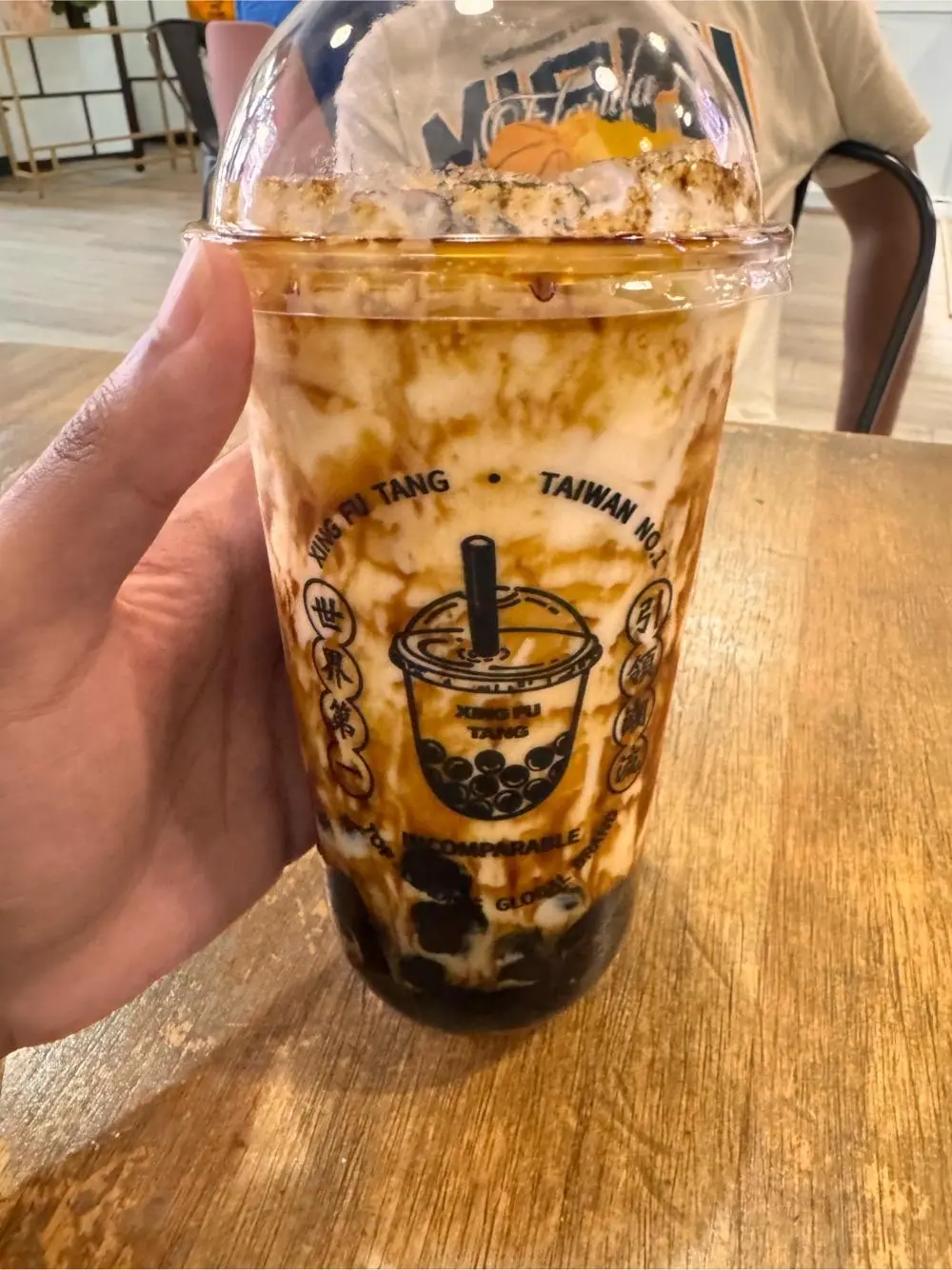 Brown sugar boba at Xing Fu Tang