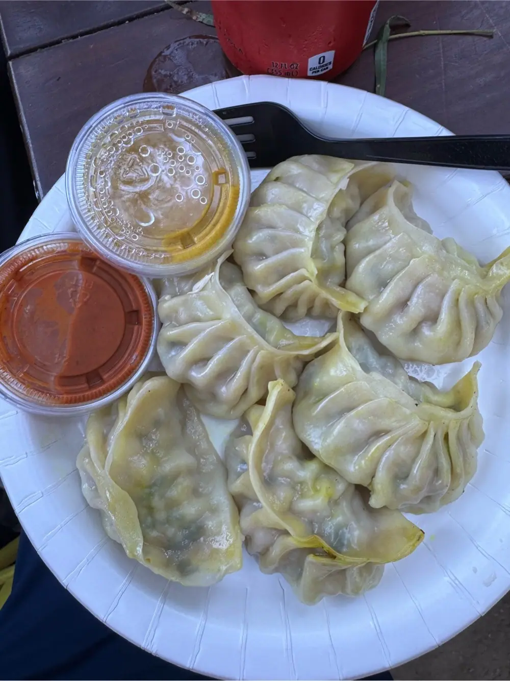 Chicken momos at Urban Momo