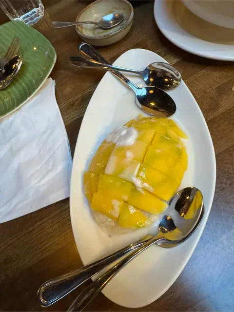 Mango sticky rice at Eat Thai Ann Arbor