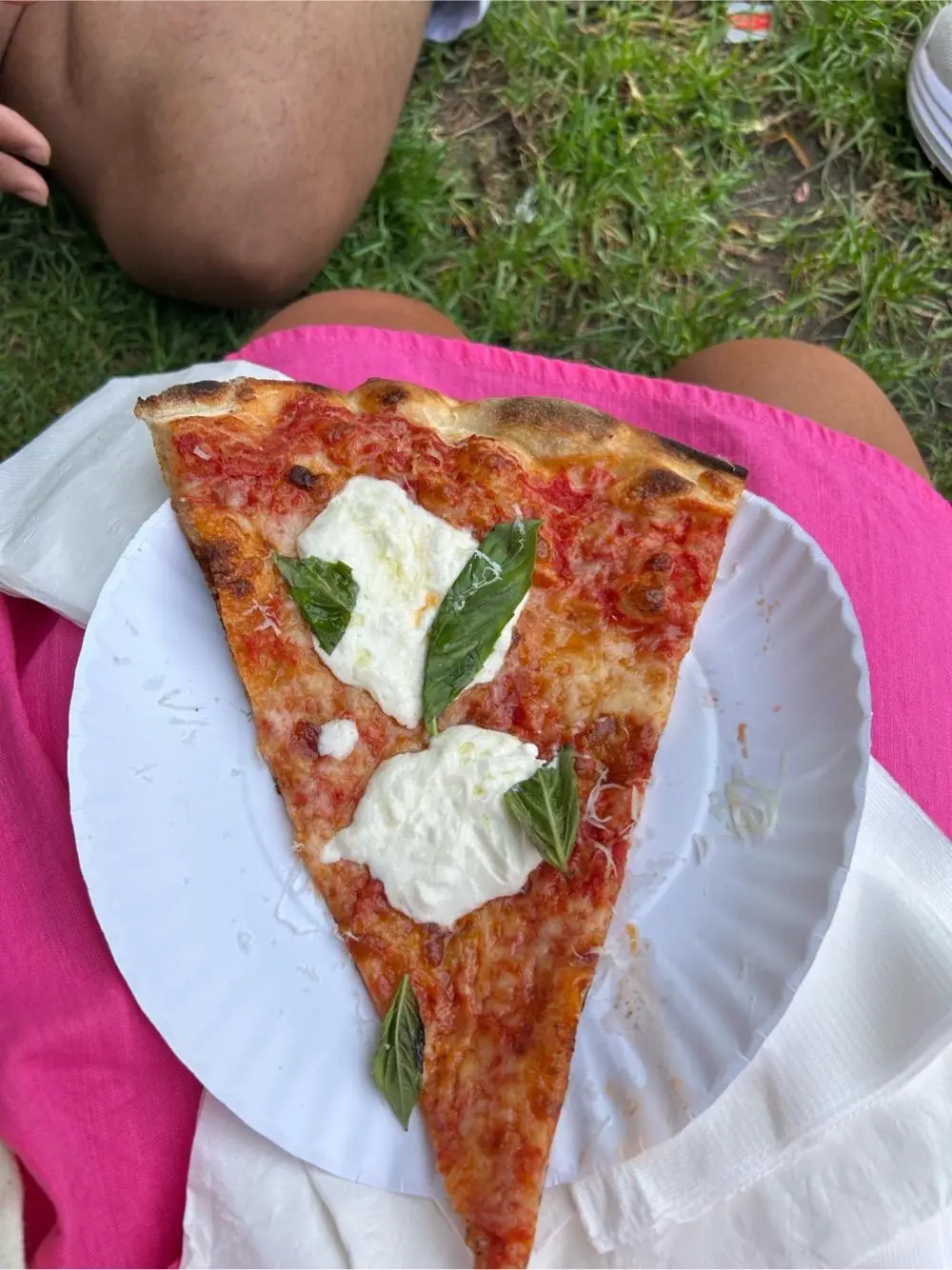 Burrata slice at L’industrie Pizzeria - West Village