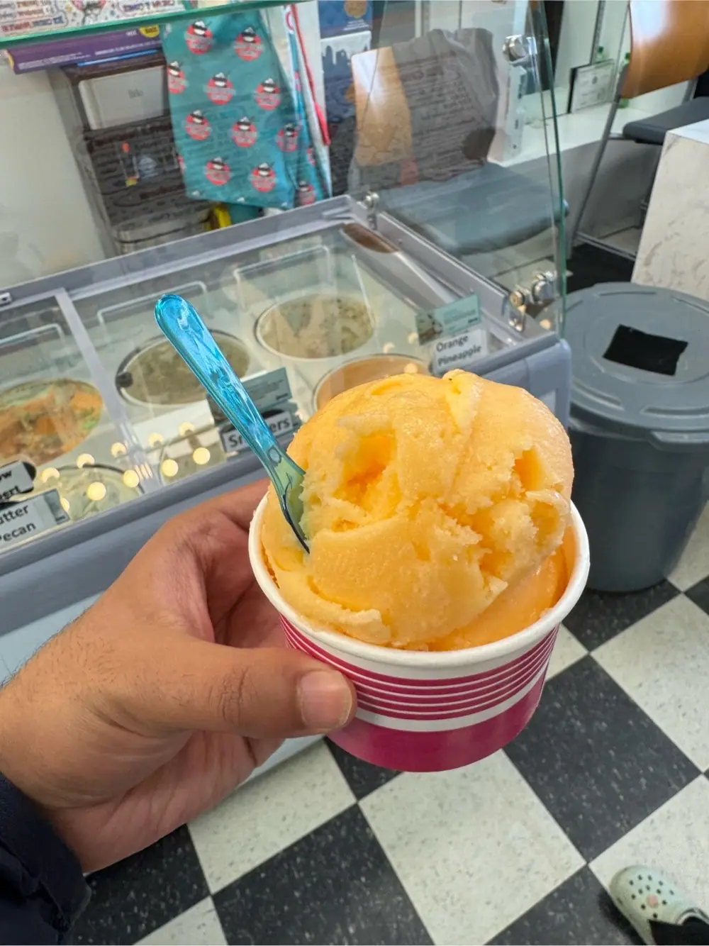 italian ice at Candy Coated Creamery