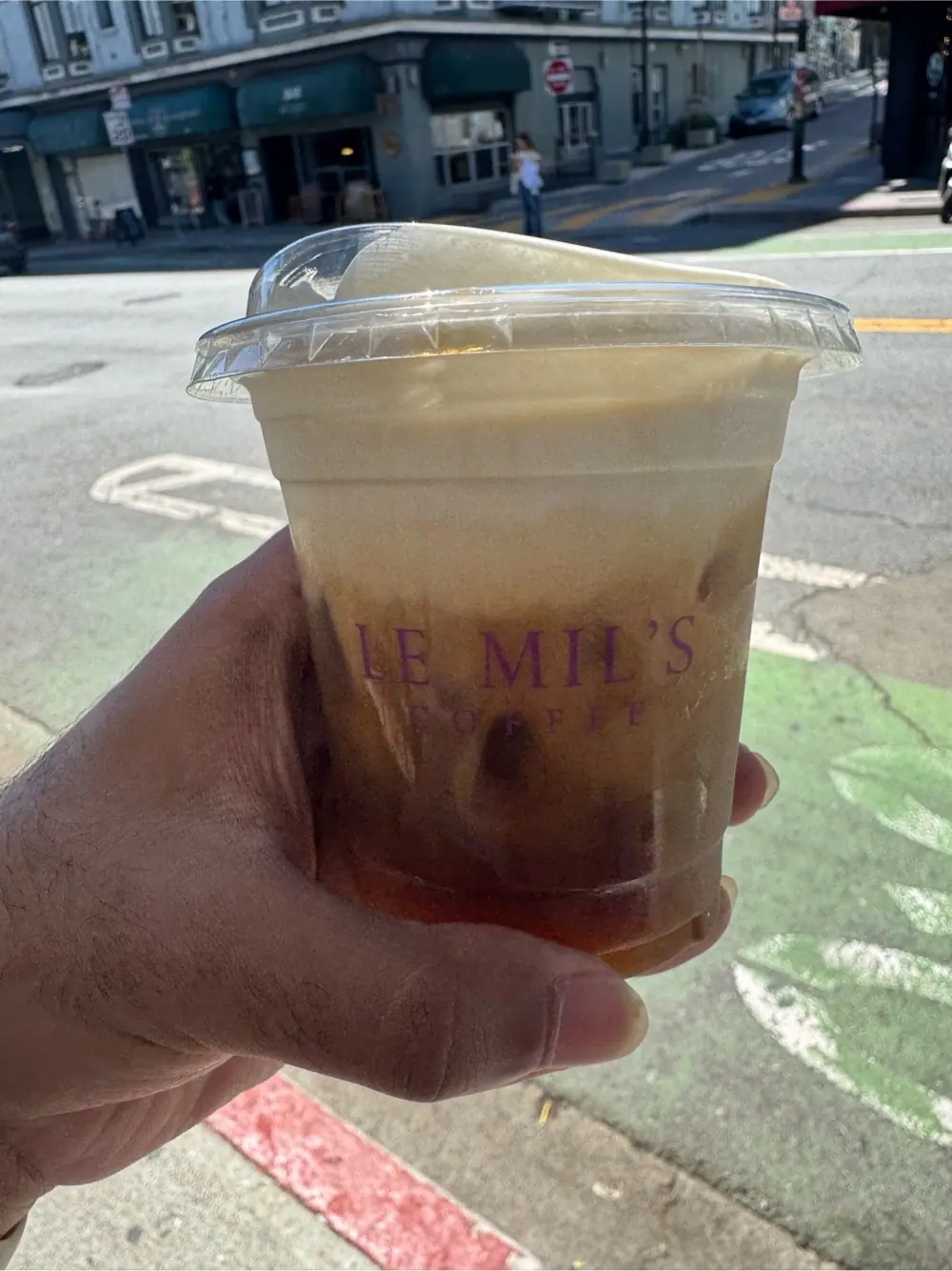 Spiced cold brew at Le Mil's Coffee