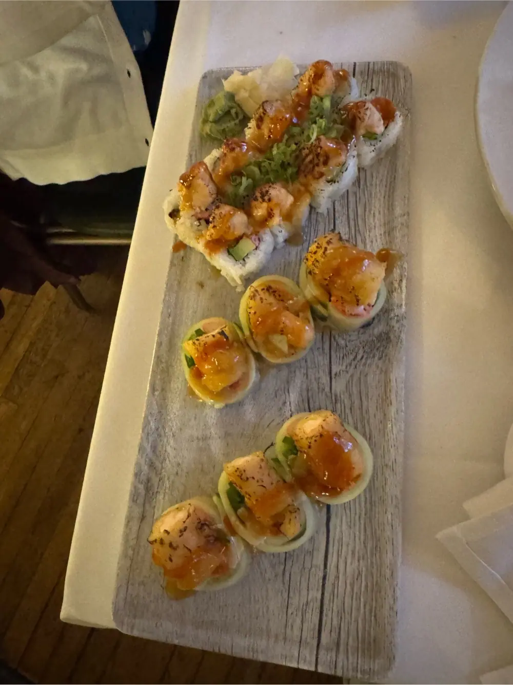 Sushi at Shiro Restaurant