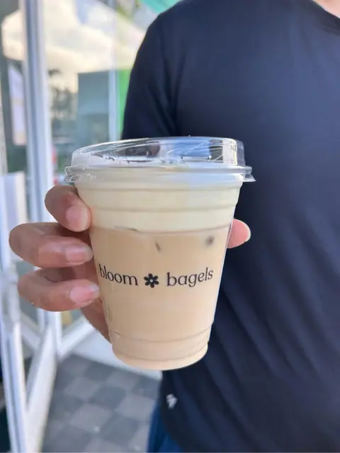 coffee at Bloom Bagels