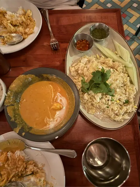 Coconut crab curry at Fish Cheeks