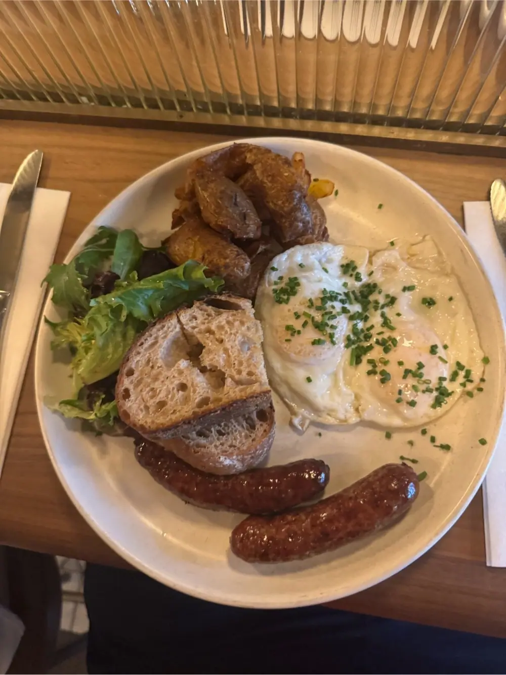Breakfast platter at Café Maud