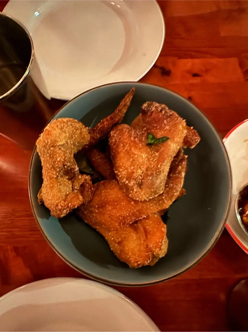 Zabb wings at Fish Cheeks
