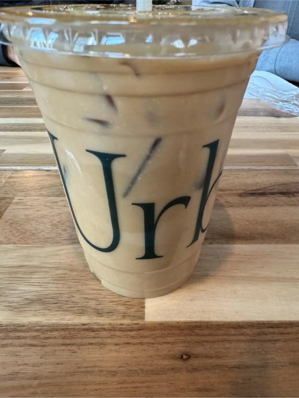 Pistachio vanilla latte at Urbana Cafe and Gallery
