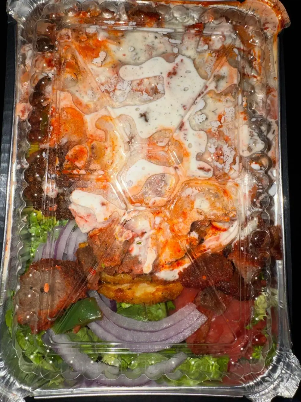 Chicken over rice at Mido’s