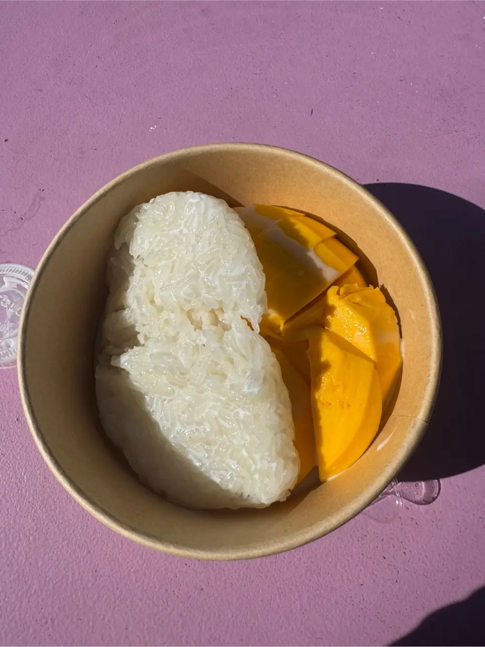 Mango sticky rice at Ayada