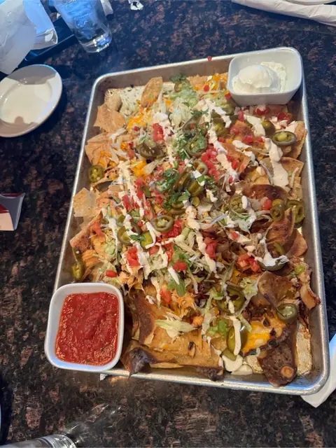 nachos at Granite City Food & Brewery