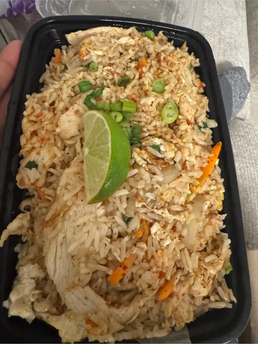 Thai fried rice at Blue Pad Thai 1992