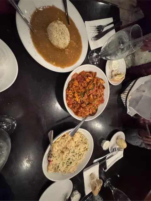 gumbo,pasta at Fishbone's West
