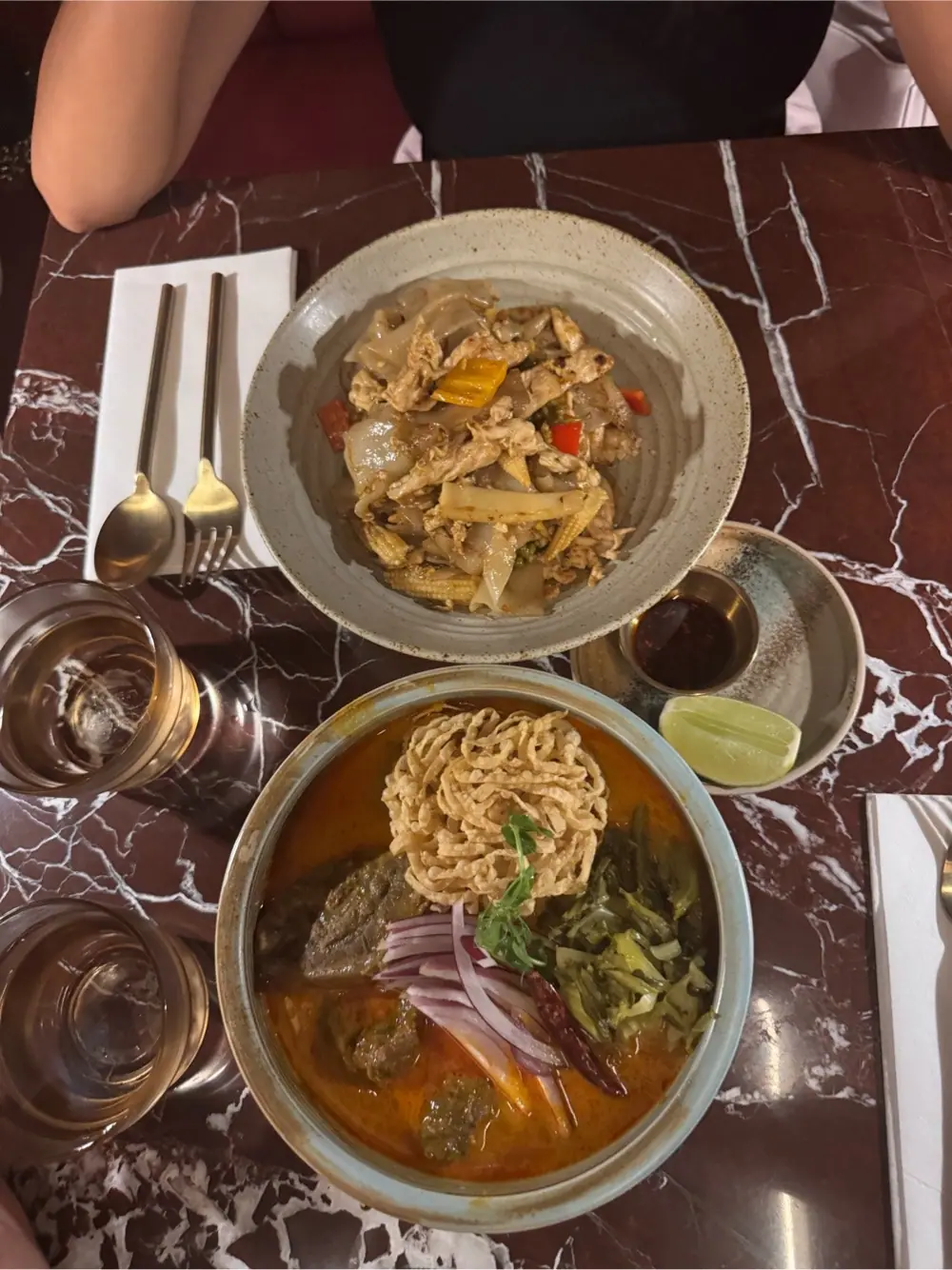 Khao soi nuer toon at Wanglang