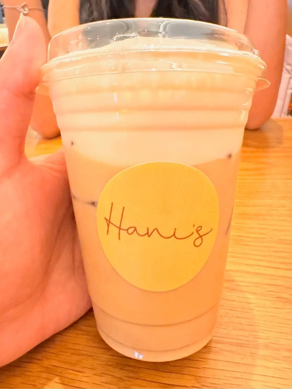 Maple sea salt latte at hani’s bakery + café