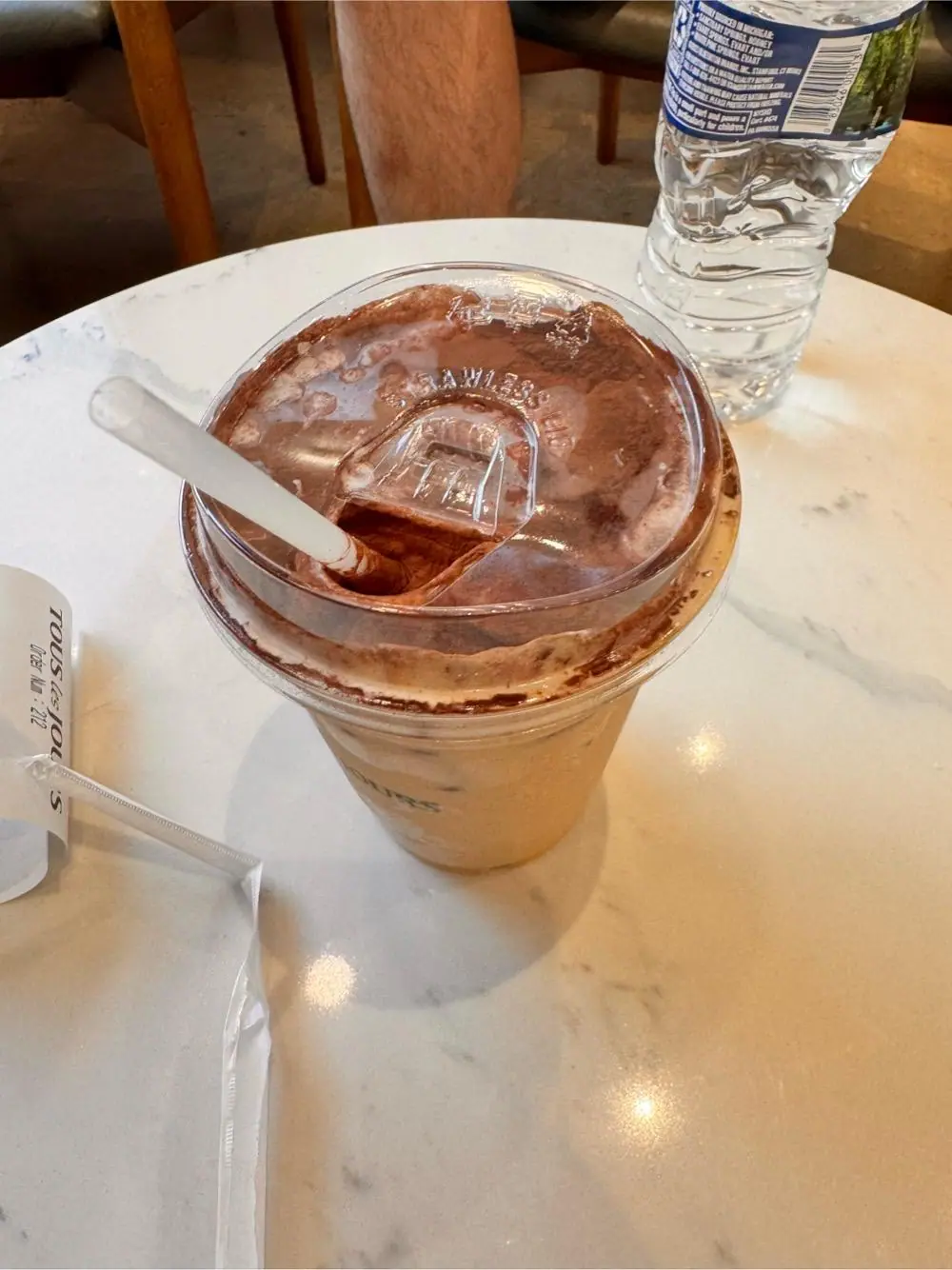 tiramisu latte at Tous Les Jours Novi